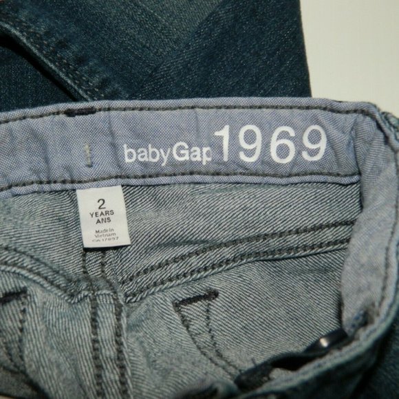 Baby Gap Girls 2T 1969 Skinny Jean w stretch Blue - Picture 4 of 7